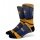 Stance Tagessocke Crew Indiana Pacers Ball blau/gelb - 1 Paar