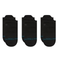 Stance Tagessocke Sneaker Low Tab Icon schwarz - 3 Paar