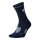 STOX Energy Socks Wandersocke Kompression Hiking Merino Ankle Socks (gezielte Kompression) blau/grau Herren - 1 Paar