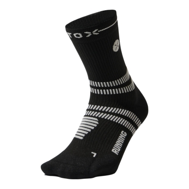 STOX Energy Socks Kompressionssocke Running Ankle Socks (gezielte Kompression) schwarz Damen - 1 Paar