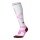 STOX Energy Socks Kompressionssocke Running Socks (fördert Durchblutung) weiss/bordeauxrot Damen - 1 Paar