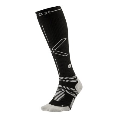 STOX Energy Socks Kompressionssocke Running Socks (fördert Durchblutung) schwarz Damen - 1 Paar
