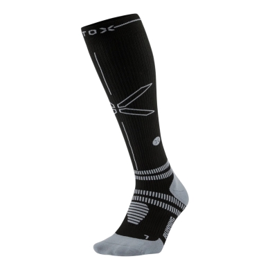 STOX Energy Socks Kompressionssocke Running Socks (fördert Durchblutung) schwarz Herren - 1 Paar