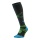STOX Energy Socks Laufsocke Kompression Running Socks (fördert Durchblutung) charcoalgrau/blau Herren - 1 Paar