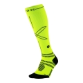 STOX Energy Socks Laufsocke Kompression Running Socks (fördert Durchblutung) neongelb Herren - 1 Paar