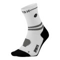 STOX Energy Socks Kompressionssocke Sports Ankle Socks (gezielte Kompression) weiss/schwarz Damen - 1 Paar