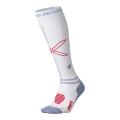 STOX Energy Socks Sportsocke Kompression Sports Socks Calf (fördert die Durchblutung) weiss/blau/rot Damen - 1 Paar