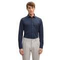 STRELLSON Langarmhemd Spike (Powerflex-Qualität) navyblau Herren