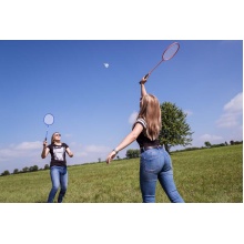 Sunflex Badminton Matchmaker Set (2x Schläger, 2x Bälle, 1x Tasche)