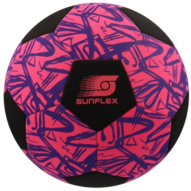 Sunflex Fussball Neopren (Große 5) Funky Strokes pink - 1 Ball