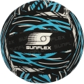 Sunflex Volleyball Beach- und Funball Action Pro Neopren (Große 3) - langlebig, elastisch, weich, robust -schwarz/blau - 1 Ball