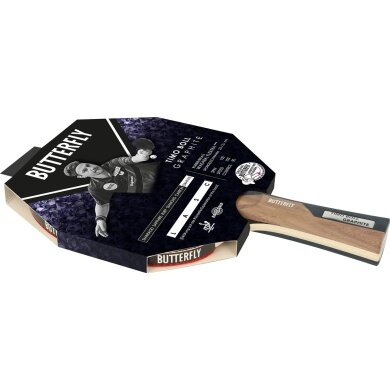 Butterfly Tischtennisschläger Timo Boll Graphite (Flextra mit 2,1 mm und Wakaba Belag mit 2,0mm) - 1 Schläger