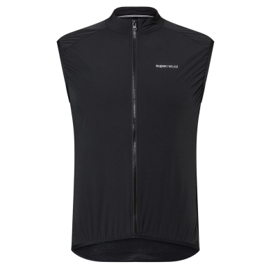 Super Natural Weste Merino Unstoppable Gilet (Merino Funktionsweste) schwarz Herren