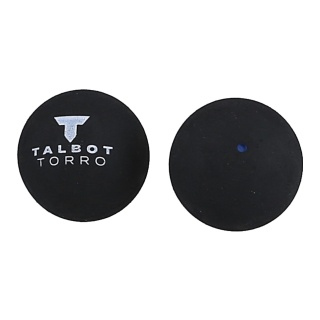 Talbot Torro Squashball (1 blauer Punkt, Speed schnell) schwarz - 1 Ball