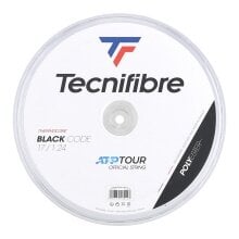 Tecnifibre Tennissaite Black Code (Haltbarkeit+Kontrolle) schwarz 200m Rolle