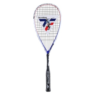 Tecnifibre Squashschläger Carboflex 125 Airshaft 125g/kopflastig schwarz/weiss - besaitet -