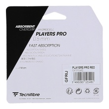 Tecnifibre Overgrip Players Pro 0.5mm (Schweissabsorption) rot 3er
