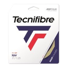 Besaitung mit Tennissaite Tecnifibre TGV (Armschonung+Touch) natur