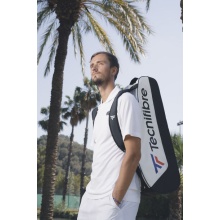 Tecnifibre Tennis-Racketbag Tour Endurance (Schlägertasche, 2 Hauptfächer) weiss 12er