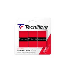 Tecnifibre Overgrip Contact Pro 0.6mm (Griffigkeit) rot 3er