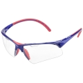 Tecnifibre Squashbrille (Premium-Schutzbrille zum Schutz der Augen) blau/rot - 1 Stück