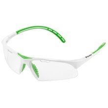 Tecnifibre Squashbrille (Premium-Schutzbrille zum Schutz der Augen) weiss/grün - 1 Stück