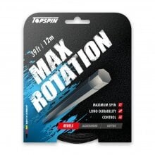 Besaitung mit Tennissaite Topspin Max Rotation (Haltbarkeit+Spin) schwarz