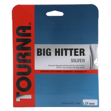 Tourna Tennissaite Big Hitter Silver silber 12m Set