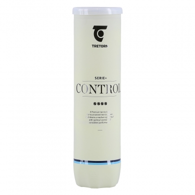 Tretorn Tennisbälle Serie+ Plus Control (weicher Kautschukkern) gelb 4er Dose