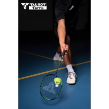 Talbot Torro Badmintonschläger Arrowspeed 299 (ausgewogen/mittel) schwarz - besaitet -