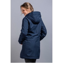 Tatonka Wintermantel Stir Hooded Coat (wasser- und winddicht, atmungsaktiv) dunkelblau Damen