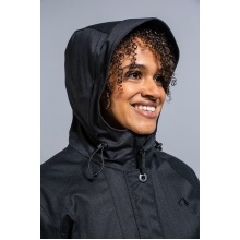 Tatonka Wintermantel Floy Coat (wasser- und winddicht, Wollwattierung) schwarz Damen