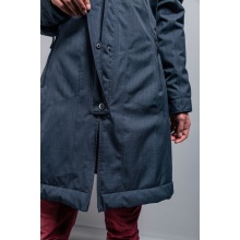 Tatonka Wintermantel Floy Coat (wasser- und winddicht, Wollwattierung) graublau Damen