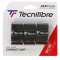 Tecnifibre Overgrip Contact Soft 0.6mm (Griffigkeit) schwarz 3er