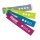 Tiguar Fitnessband Mini Band (gelb/grau/blau/violett) 4er Set