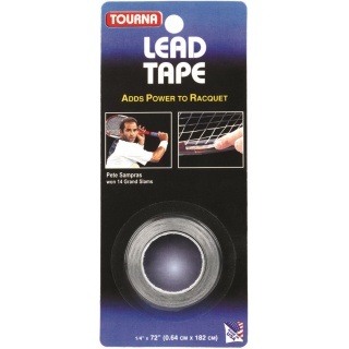Tourna Bleiband Lead Tape für Schlägertuning silber (Rolle, 20 Gramm)