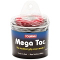 Tourna Overgrip Mega Tac (extreme Griffigkeit, haltbar, breit) schwarz 30er Clip-Beutel