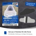 Trainer Armour Fersenloch-Schutz (Heel Hole Preventer) Klebepatches für die Ferse schwarz