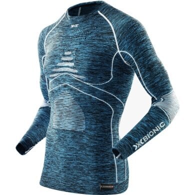 X-Bionic Energy Accumulator Evo Melange Shirt Long Sleeves blau Herren