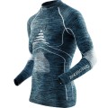 X-Bionic Energy Accumulator Evo Melange Turtle Neck Shirt blau Herren