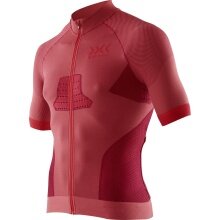 X-Bionic Bike-Shirt Race Evo Shirt Short Sleeve Full-Zip rot Herren