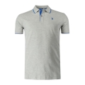 U.S. Polo Assn. Freizeit-Polo US16300 (Baumwolle) grau Herren
