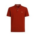 U.S. Polo Assn. Freizeit-Polo US16147 (Baumwolle) rust rot Herren