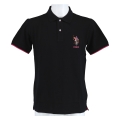 U.S. Polo Assn. Freizeit-Polo US16736 (100% Baumwolle) schwarz Herren