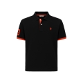 U.S. Polo Assn. Freizeit-Polo US16927 (100% Baumwolle) schwarz Herren