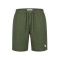 U.S. Polo Assn. Freizeithose Linen Shorts (Materialmix) kurz olivegrün Herren