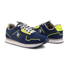 U.S. Polo Assn. Sneaker NOBIL004M-BLU blau/gelb Herren