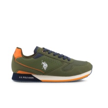 U.S. Polo Assn. Sneaker NOBIL003M-2HY2-MIL grün/orange Herren