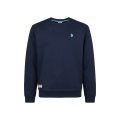 U.S. Polo Assn. Sweatshirt US16956 (100% Baumwolle) navyblau Herren