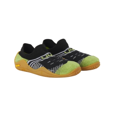 UYN Barfussschuhe Beemotion schwarz/lime Kinder